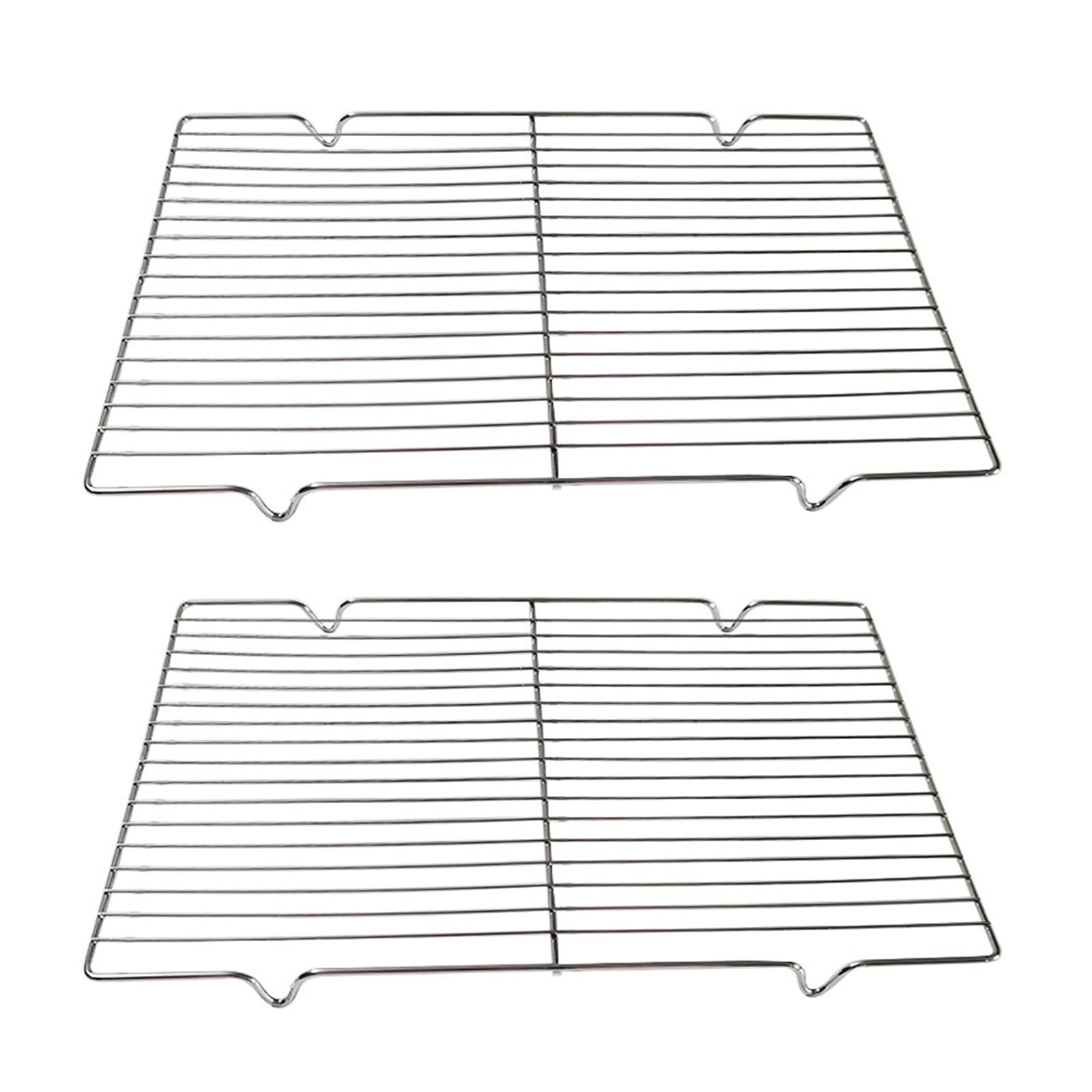 2Pcs Wire Grill Rack Grid Strong Steel Grill Oven Rack Non Stick Oven Baking Tray Accessory for Baking Accessories Grilling and Drying