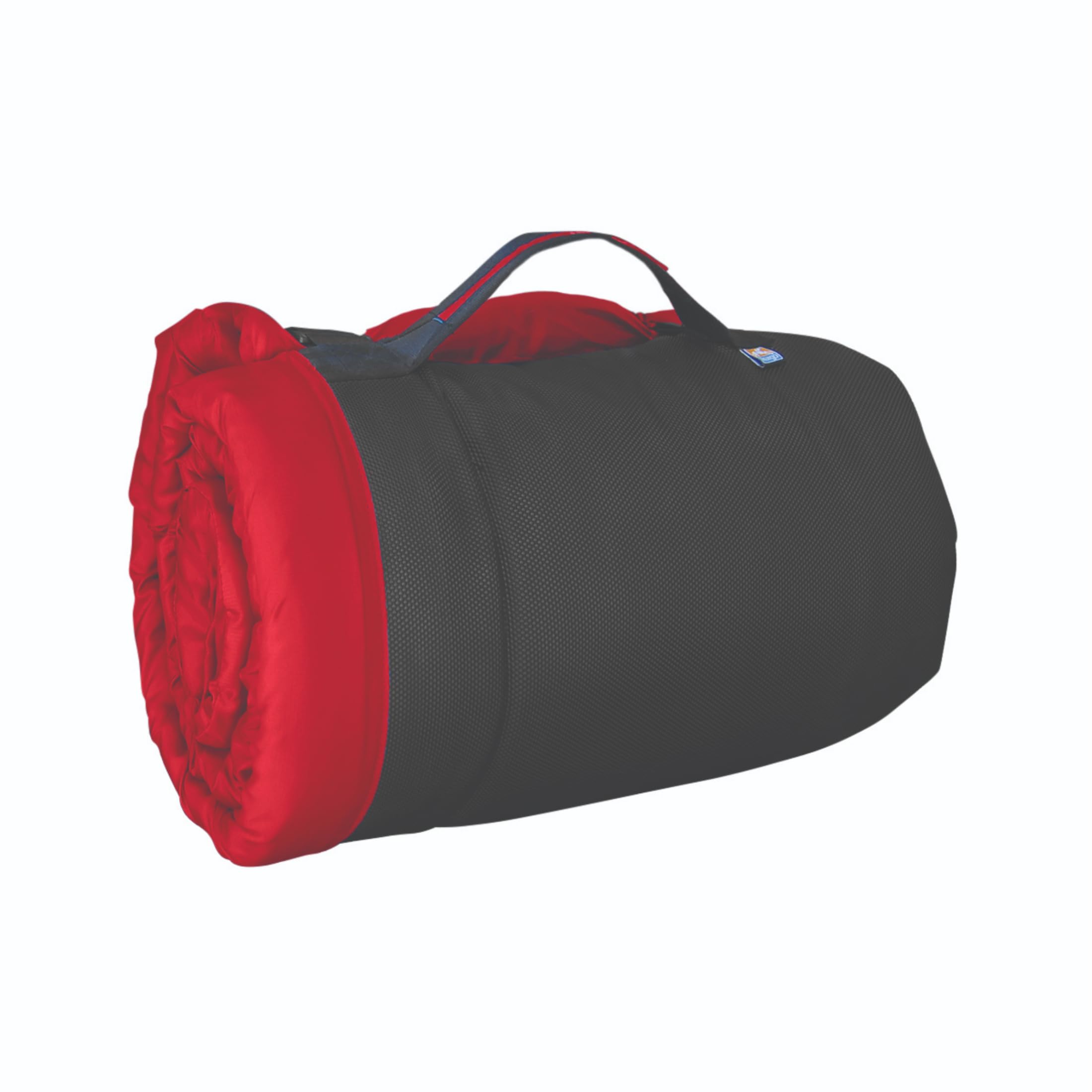 Kurgo Waterproof Dog Bed Wander Loft, Outdoor Portable Bed Roll for Pets, Travel, Hiking, Camping, Chili Red, Medium