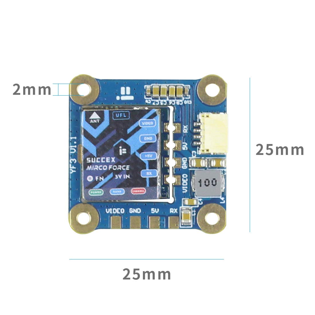 Amazon.com: iFlight SucceX 5.8G 48CH 500mW Adjustable VTX Mini