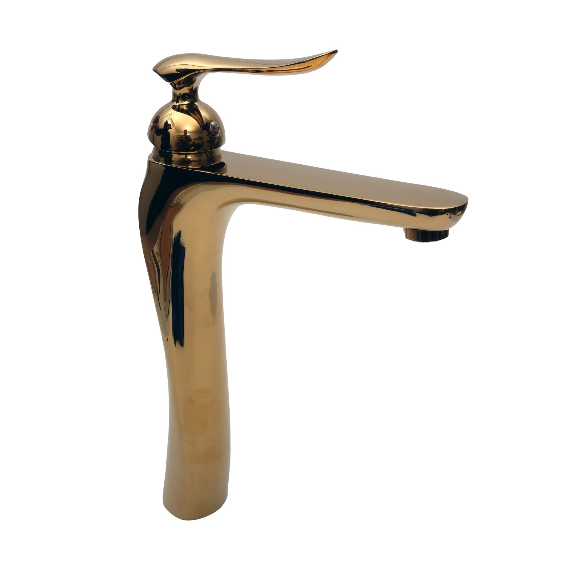 Techzere Premium Single Lever Basin Brass Faucet Mixer MB472 with Two Braided Connecting Pipes 450 mm Table Deck Mount (B08B4Q1XL7) Amazon Price History, Amazon Price Tracker
