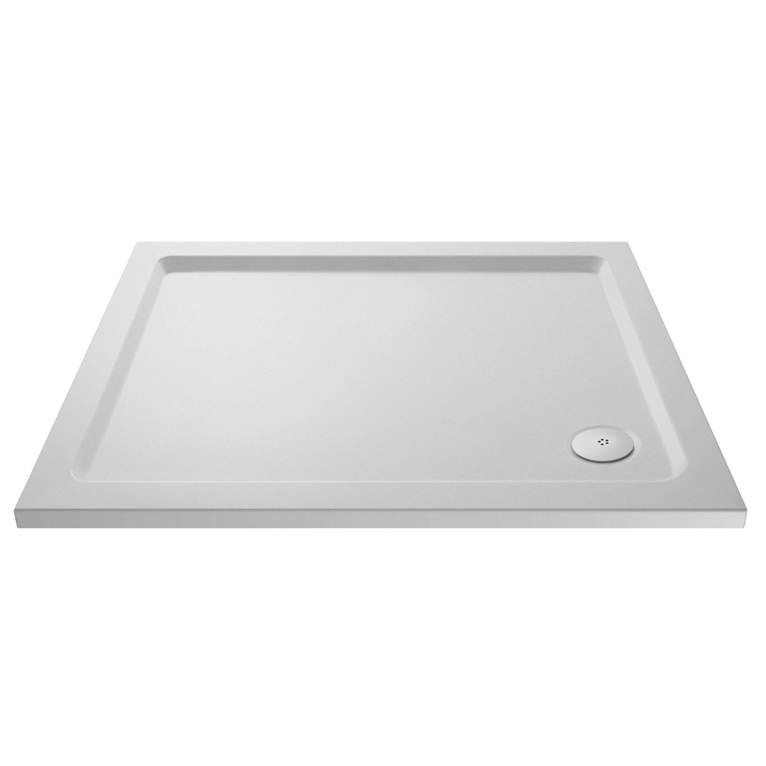 1200Mm X 760Mm Premium Slip Resistant Rectangular Shower Tray - White 5056462688787
