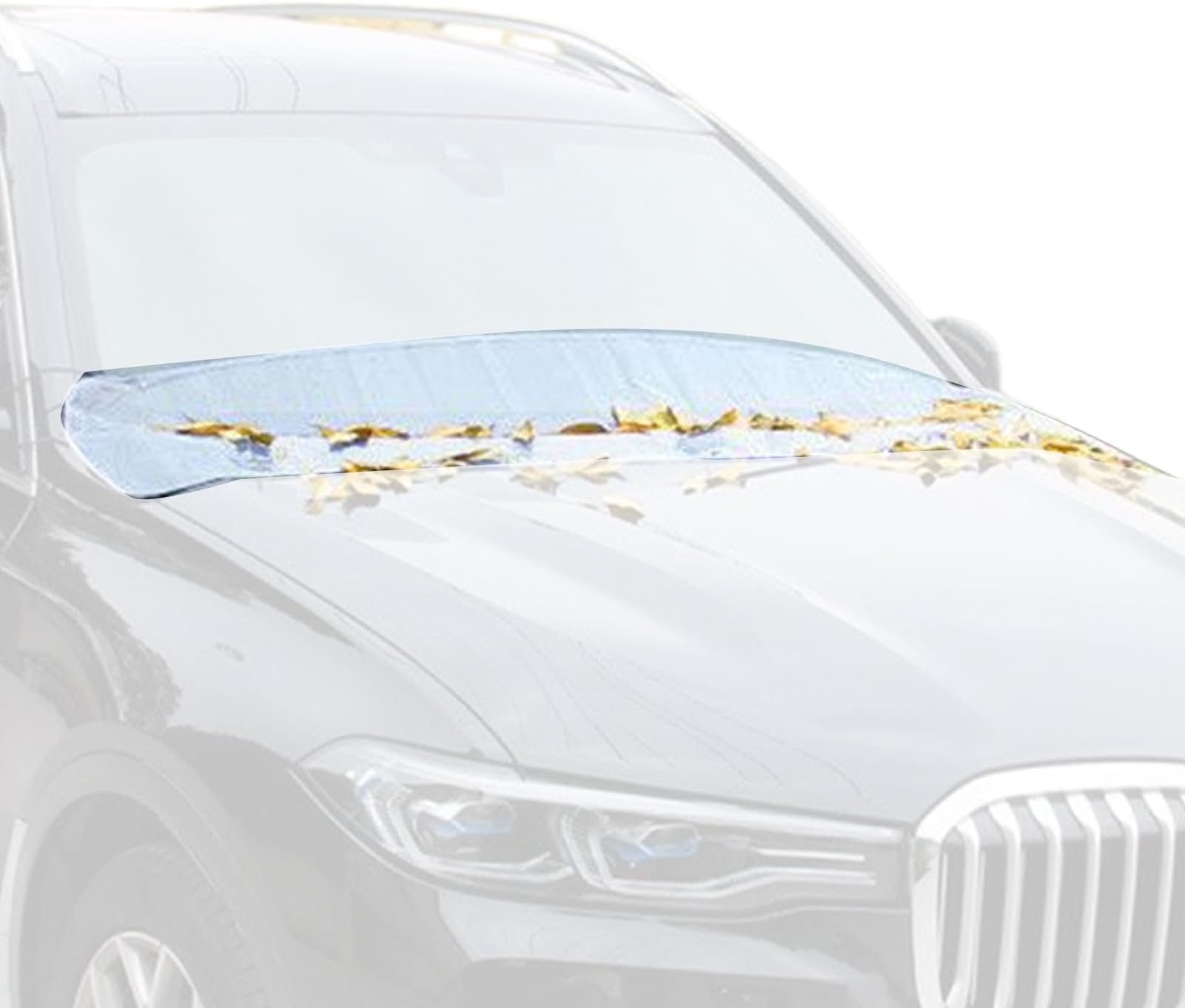Windshield Protector - PP Snow Guard, Dustproof Leaf Guard, Frost Proof Car Protection, Reusable Heavy Duty Protection, Pad | Use in Garage, Driveway and Road