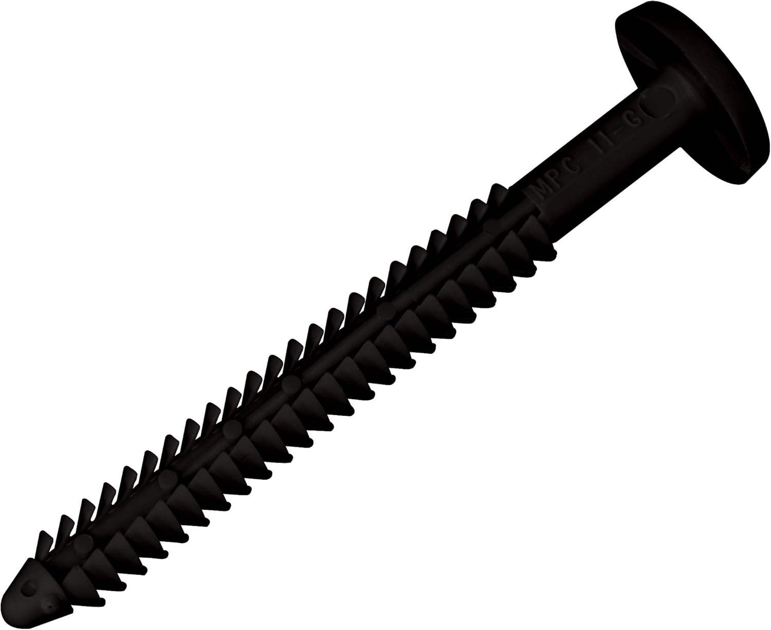 MidAmerica Black 3 Shutter Lok Peg Fasteners 48 Pack Spikes Longer and Stronger