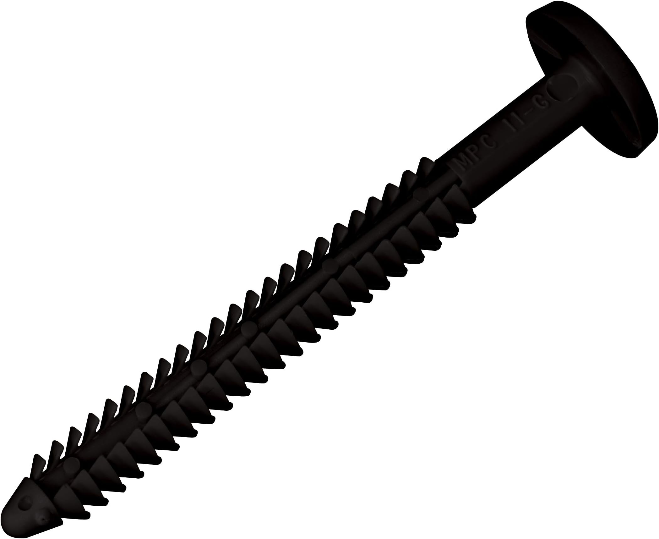 MidAmerica Black 3" Shutter Lok Peg Fasteners 48 Pack Spikes Longer and Stronger