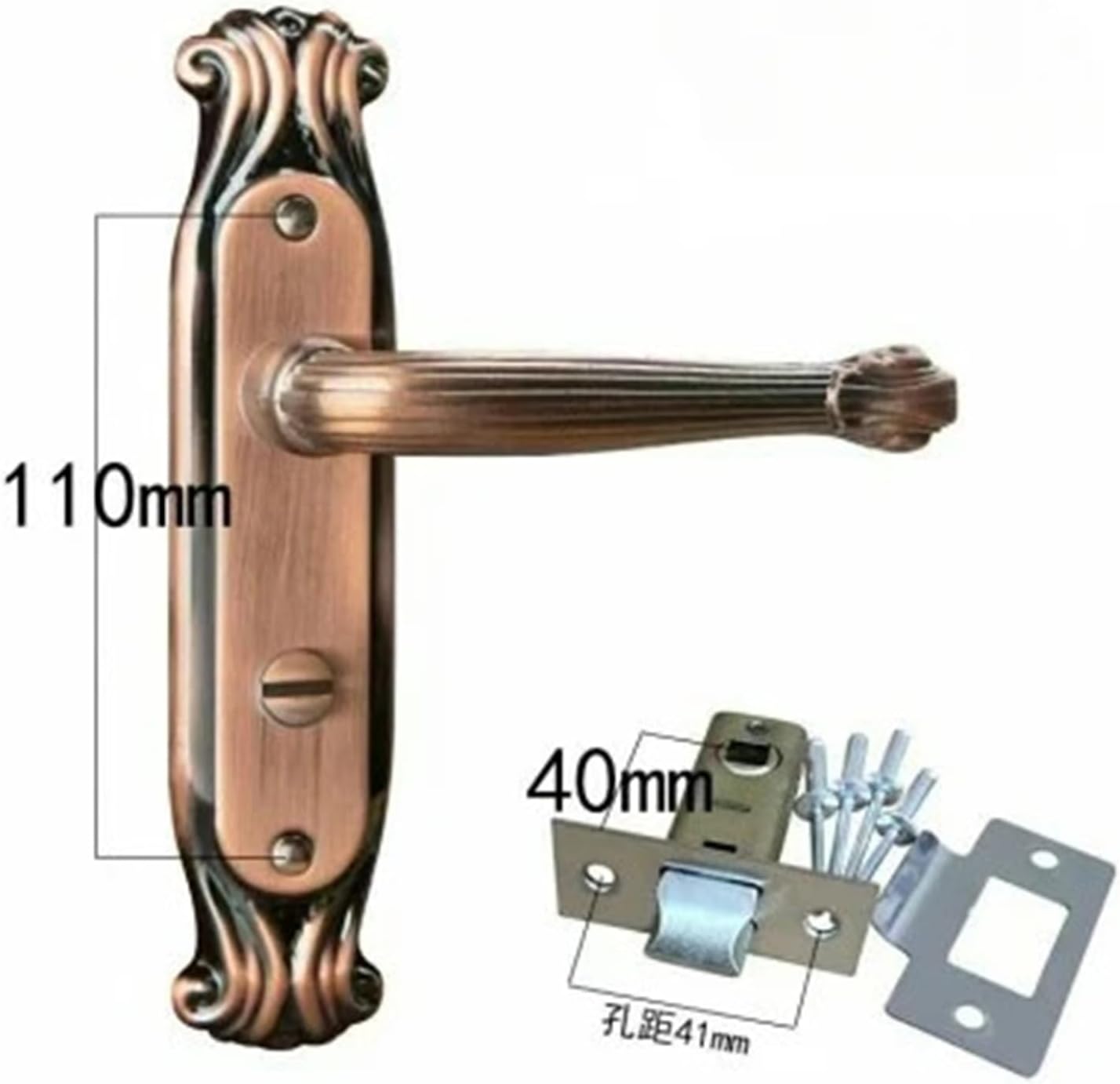 1 Set of Door Lock Set Bedroom Lock Home Without Key