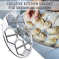 Vista 3 de Fabricante de Ravioli y Empanada – Prensa de Molde de 14 Ranuras de Alta Resistencia para Dumplings Caseros, Pierogi, Pasteles, Samosas, Empanadas