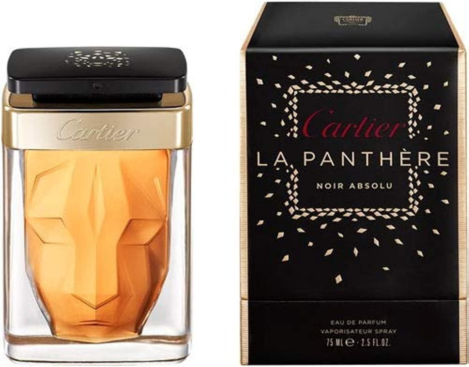 Cartier La Panthere Noir Absolu Eau De Parfum For Women, 75 ml