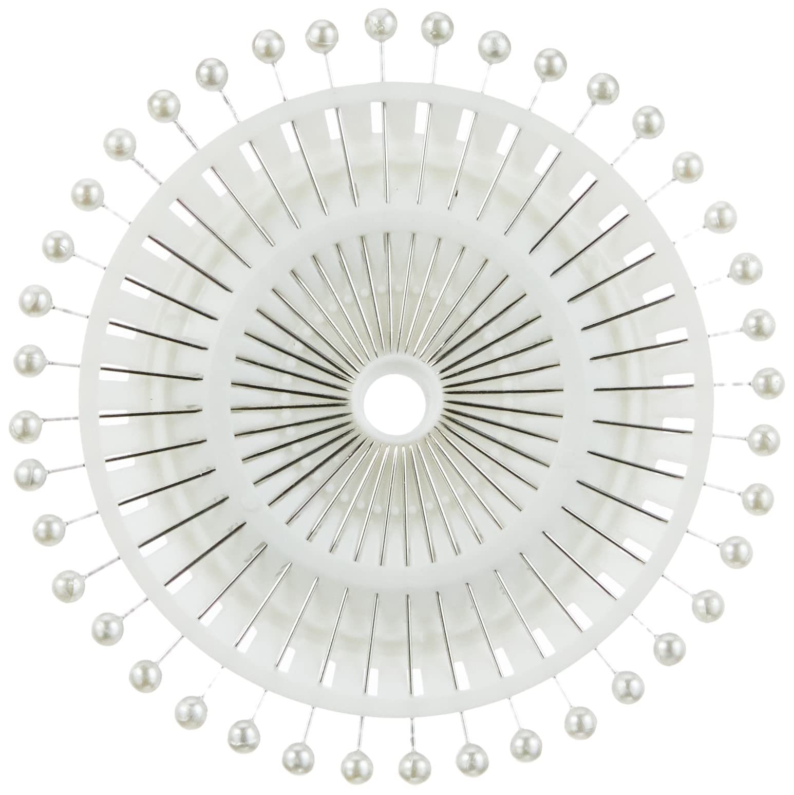 Prym - Steel Silver (0.58 x 40mm) Pearl Head Pins - 1 Unit