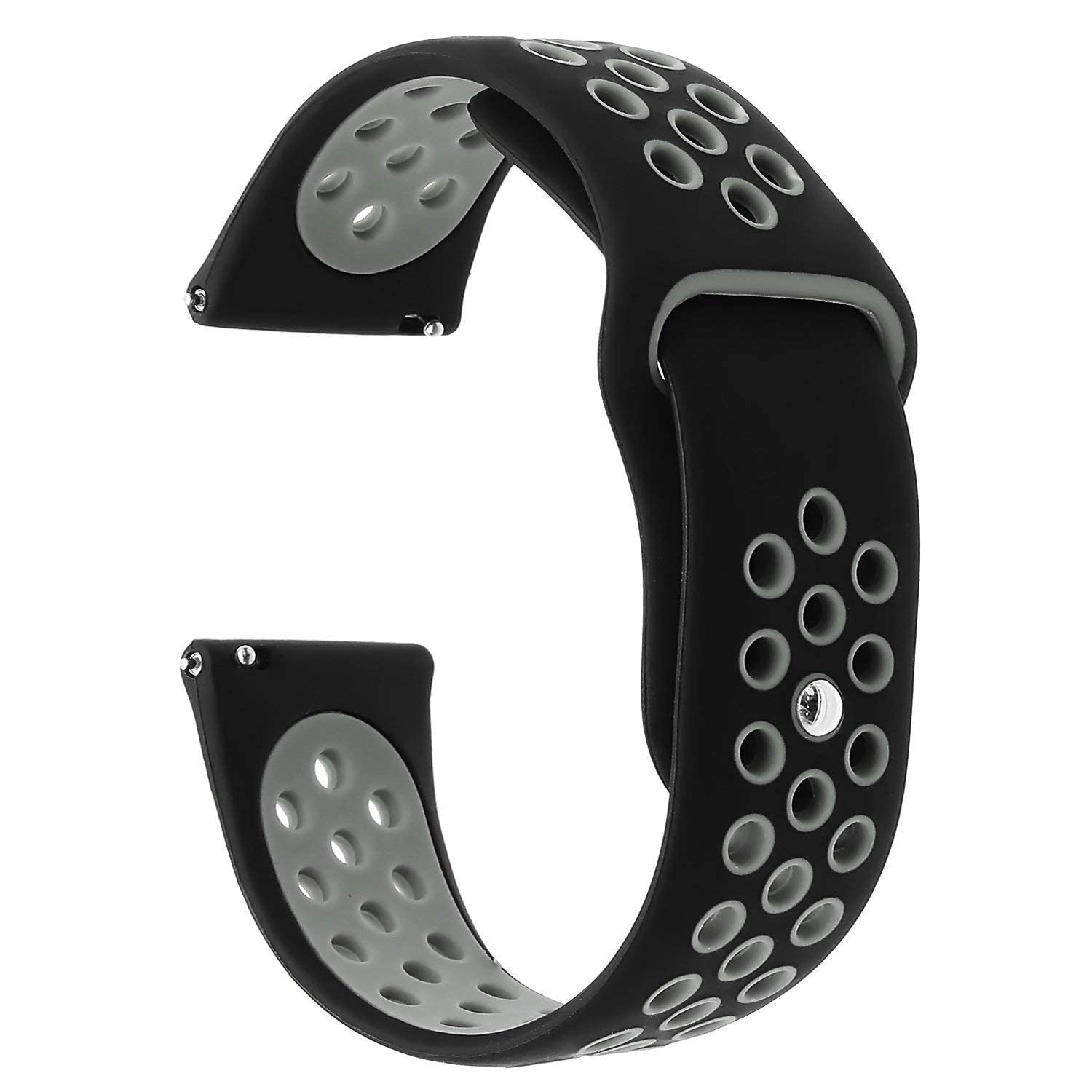 20mm Smart Watch Strap/Band Stainless Steel With Magnetic Lock For 20mm Lugs Size Compatible For Amazfit GTS 2 Mini, Noise X-Fit 1, Amazfit Bip, Amazfit GTS, Sumsung Galaxy Active