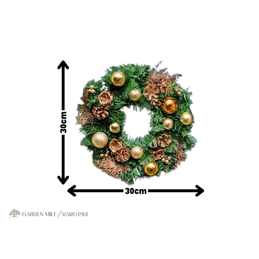 Mophorn Ghirlanda Natalizia Artificiale Da 2750 Mm Con Viti, Foglie Di Ulivo E Bacche Decorazione Con Luci Per Interni Ed Esterni Adatta A Mensole E Camini 89680170