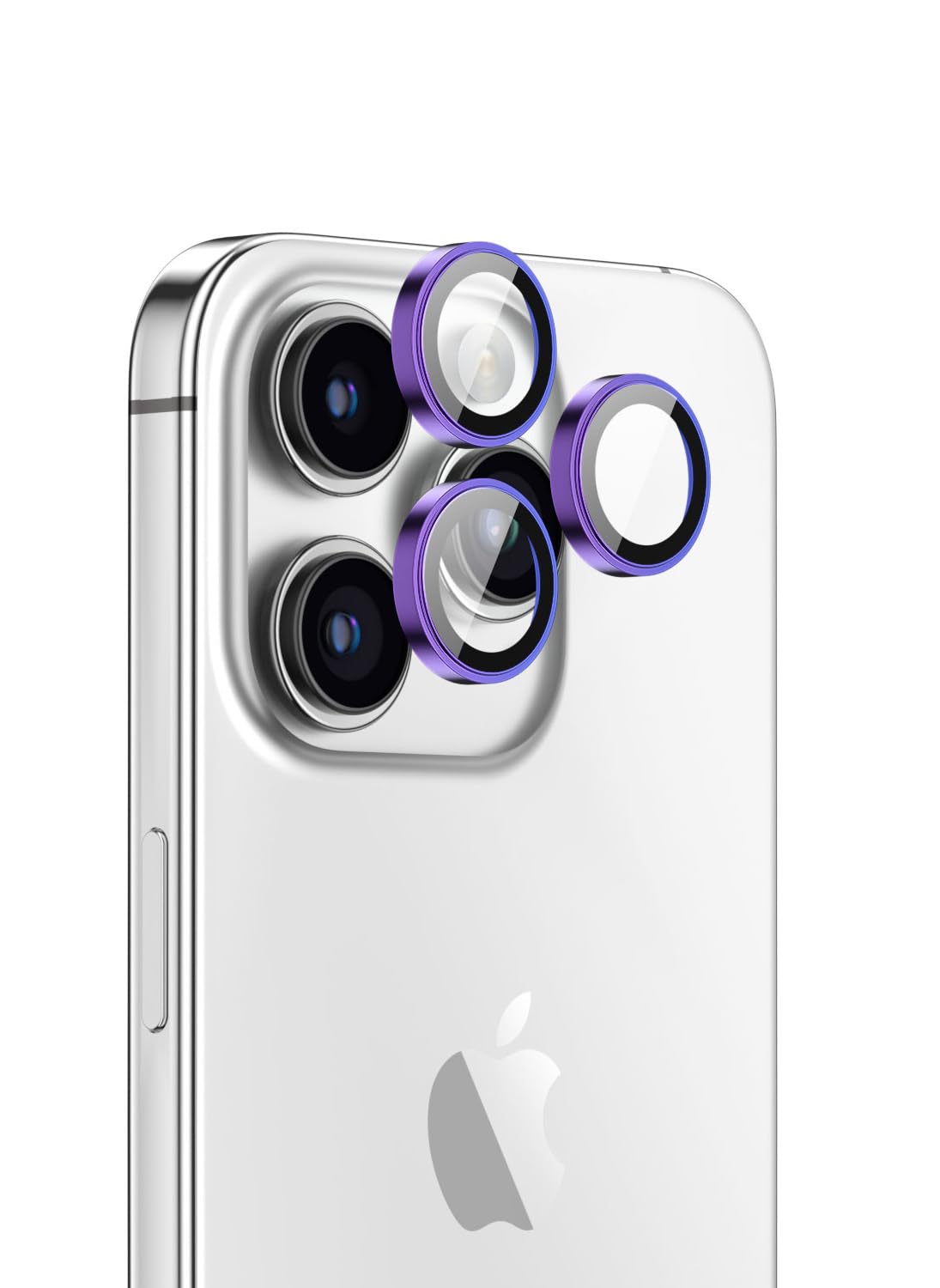 at AMAZINGthing Amazing Thing iPhone 15 Pro and iPhone 15 Pro MAX Camera Lens Protector Supreme Tempered Glass Aluminum AR Lens Defender - Symphony Purple