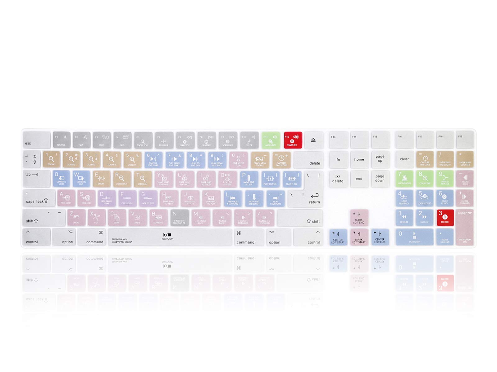 Funda protectora de silicona para teclado inalámbrico Apple iMac A1843 Bluetooth US/EU Layout 8
