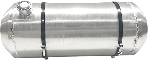 Miniatura 3 de JSD AUTO PARTS Tanque de combustible de aluminio hilado de 14 12 galones, 12 x 30 pulgadas, 38NPT, para todo terreno, mini bicicleta, go kart