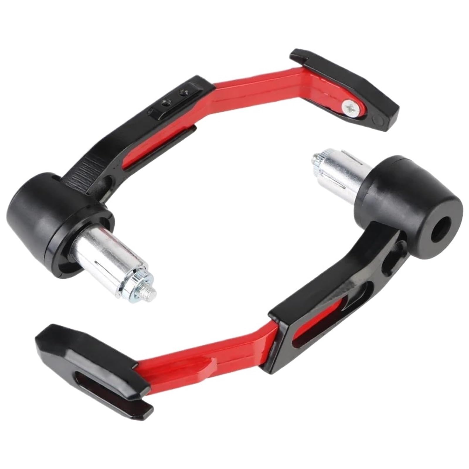 Hjtedhe Red Motorcycle Brake Clutch Motorcycle Hands Guards Aluminum Alloy Handguards Falling Protector(Red)