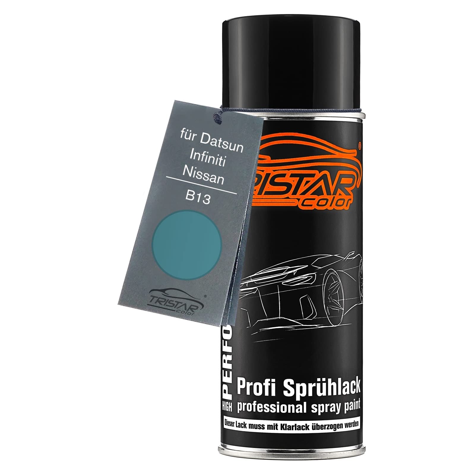 TRISTARcolor Car paint Spray can for Datsun/Infiniti/Nissan B13 Digital Blue Metallic Base coat spray can 400ml