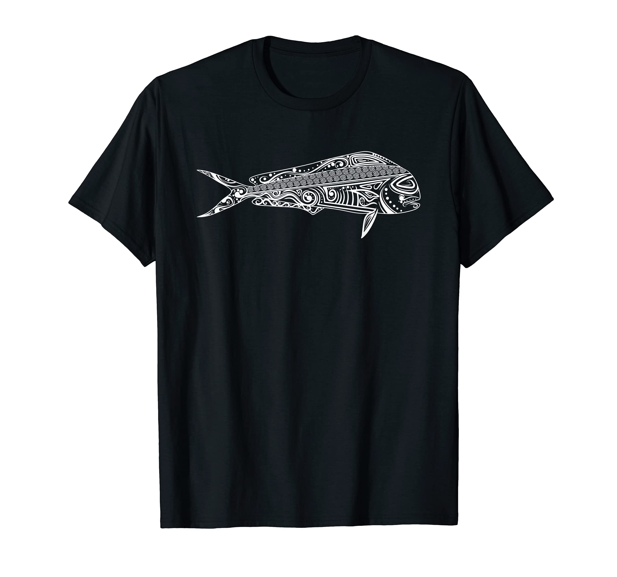 Native Hawaiian Co.Mahi Mahi Tshirt - Native Hawaiian Tshirt - Hawaiian Tribal T-Shirt
