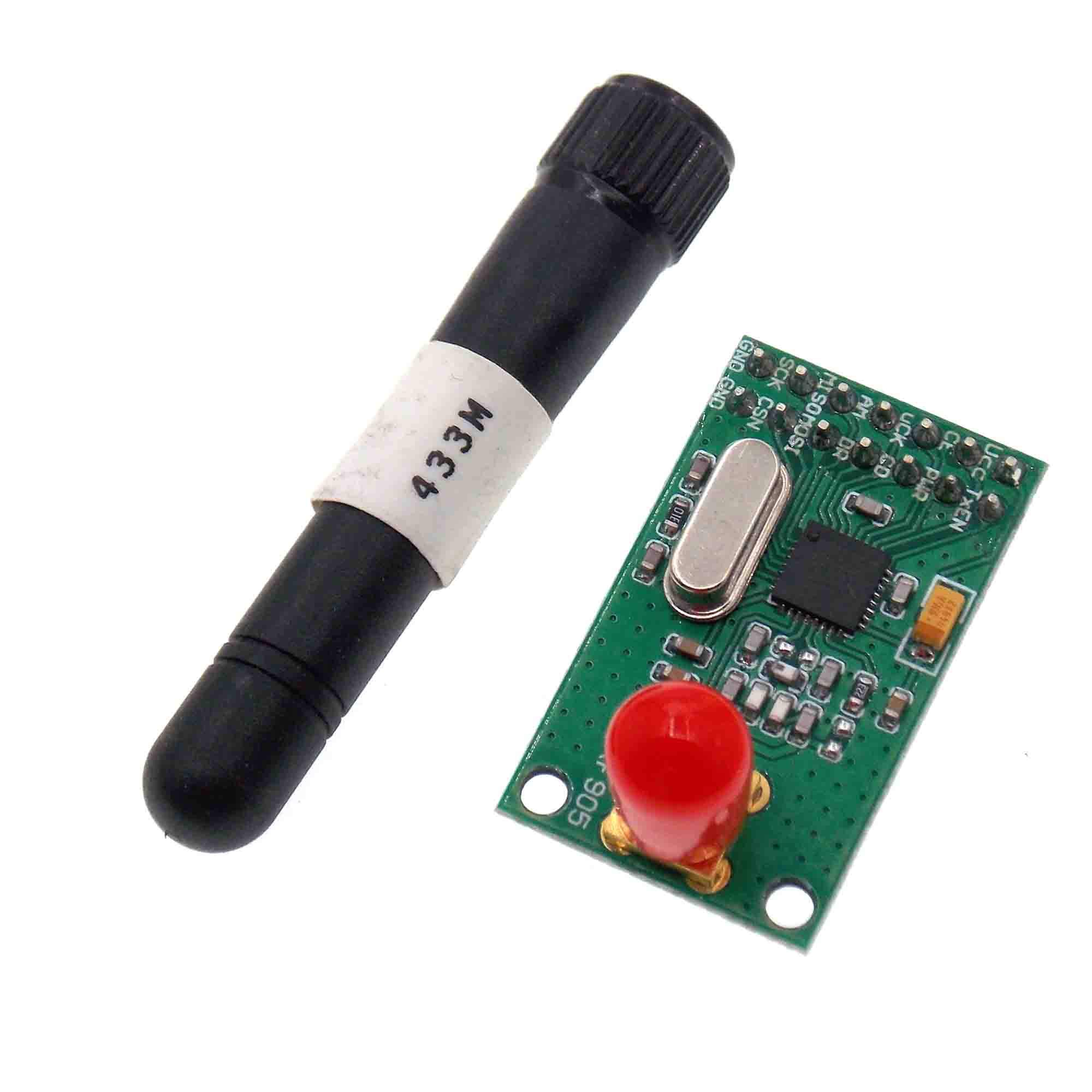 Modulo Ricetrasmettitore Wireless NRF905 - Frequenza 433/868/915MHz Con Antenna, Per Progetti DIY