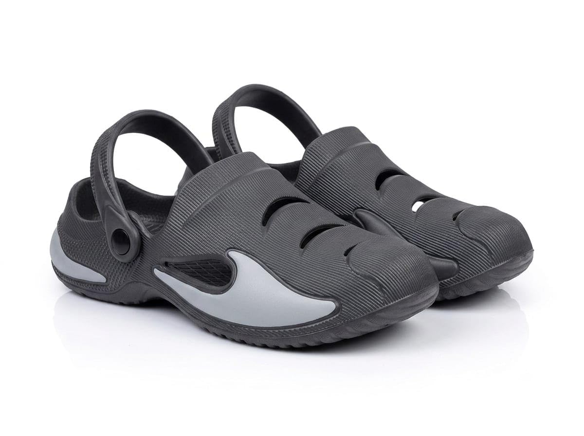Men Platform Sports Clogs with Adjustable Back Strap-picture-46