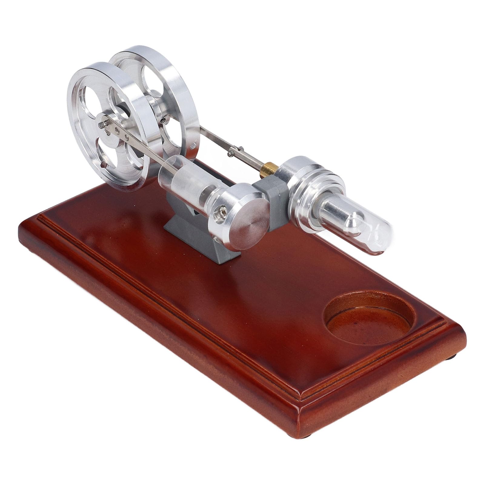 Fdit Model Silnika Stirlinga z Aluminium, Fizyczna Zabawka Silnikowa do