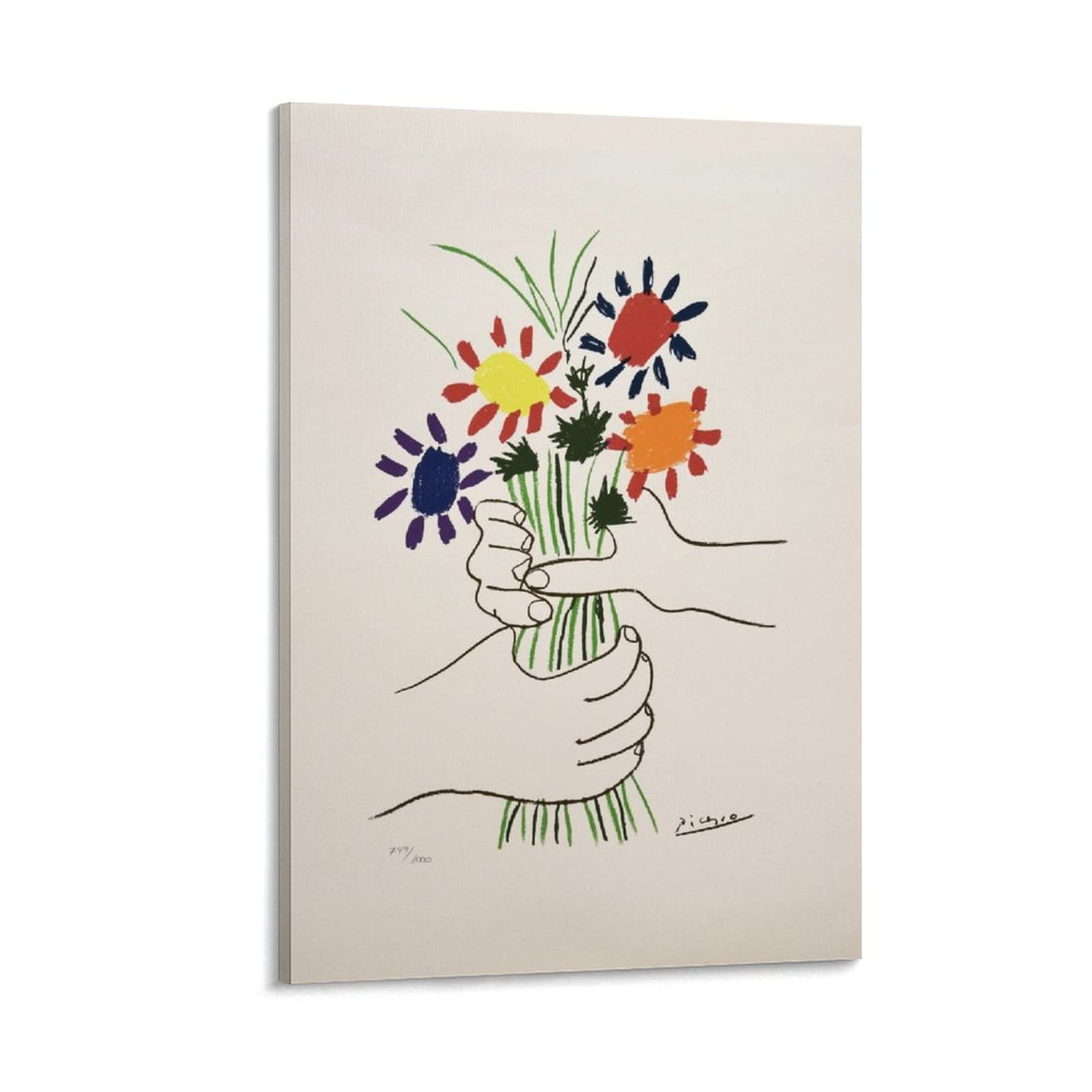 Amazon.co.jp: Picassoパブロ・ピカソ偉大な画家動作します花束