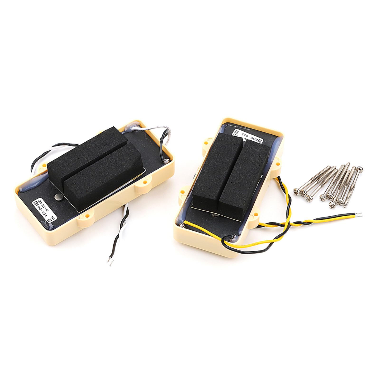 Piezas de repuesto para guitarra eléctrica, pastillas de guitarra de bobina única, cuello y puente