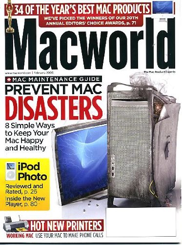 Apple Disaster Macworld February 2005 Prevent Mac Disasters - Mac Maintenance Guide ...