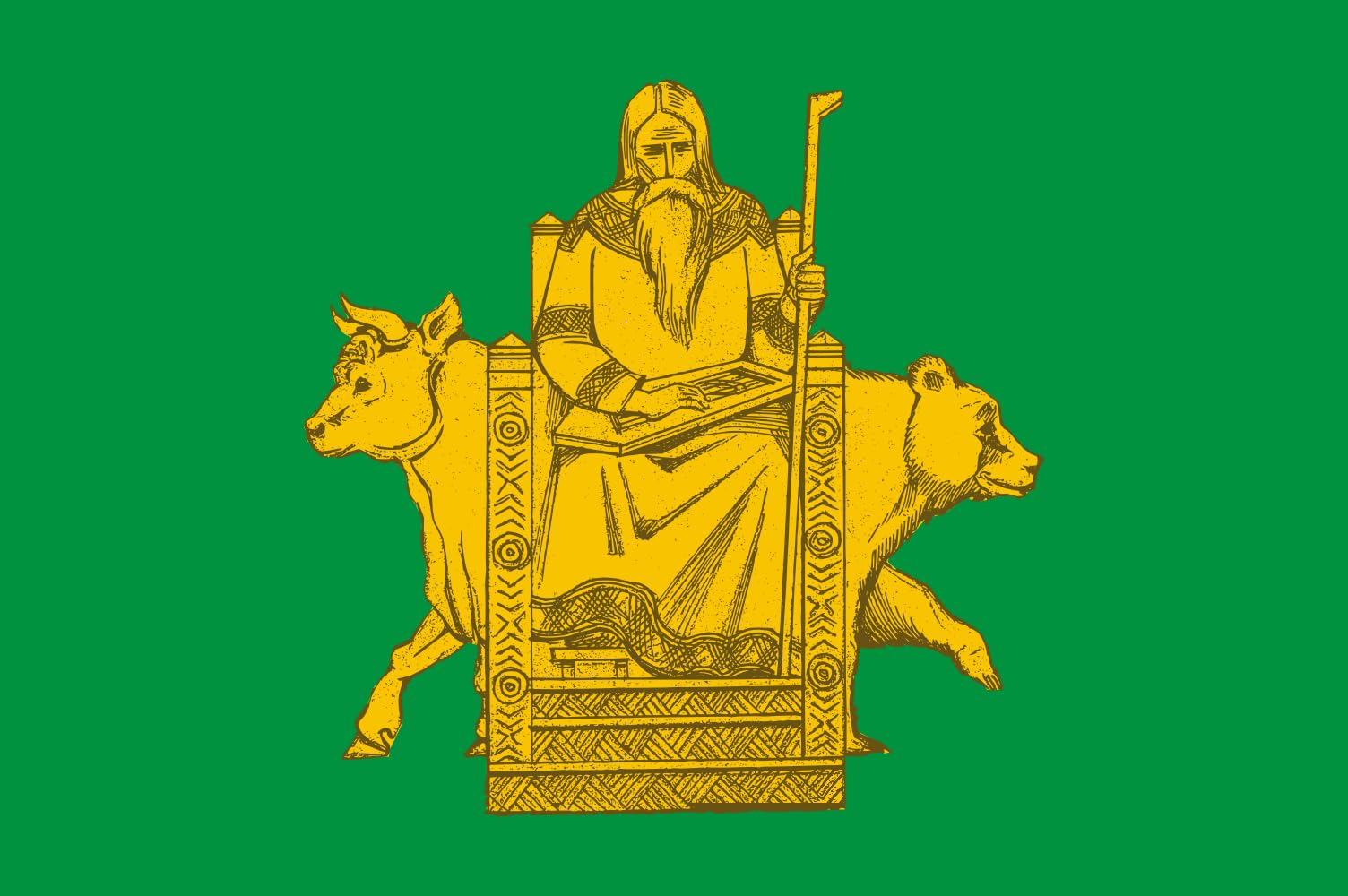 Drapeau Volosovo Leningrad oblast en tissu résistant finitions premium