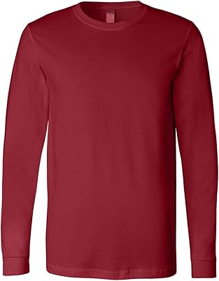 Bella + Canvas Unisex Jersey Long-Sleeve T-Shirt 2XL CARDINAL