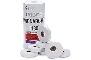 White Blank Pricing Labels for Monarch 1130 Labeler - Save on Retail Supplies