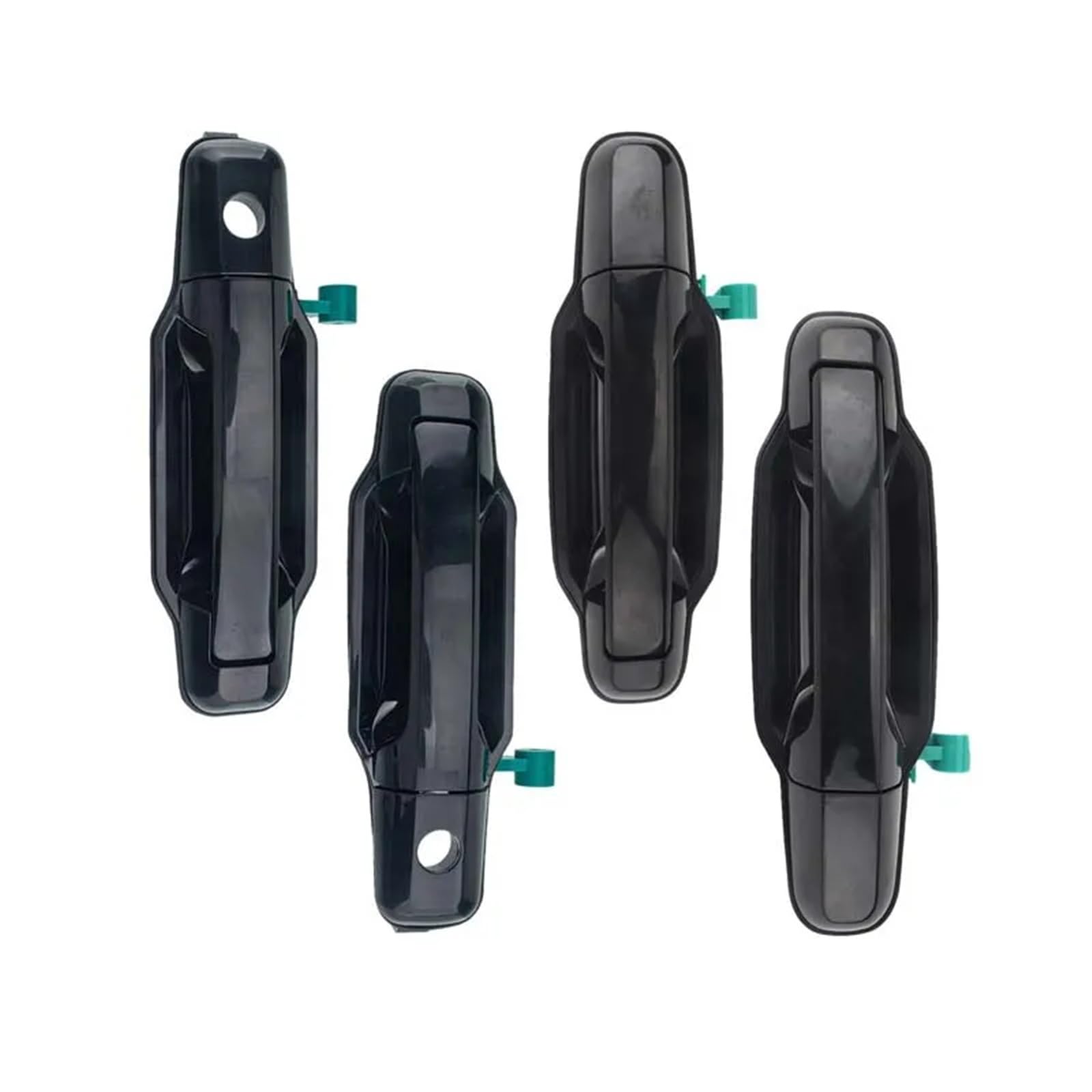 Qjahxkf 4 Piece Replacement Exterior Door Handles Black Abs Exterior Door Handle 82650-3E021 82660-3E021 83650-3E021 83660-3E021 For Kia For Sorento 2003-2009 Outer Handle(4 Piece)