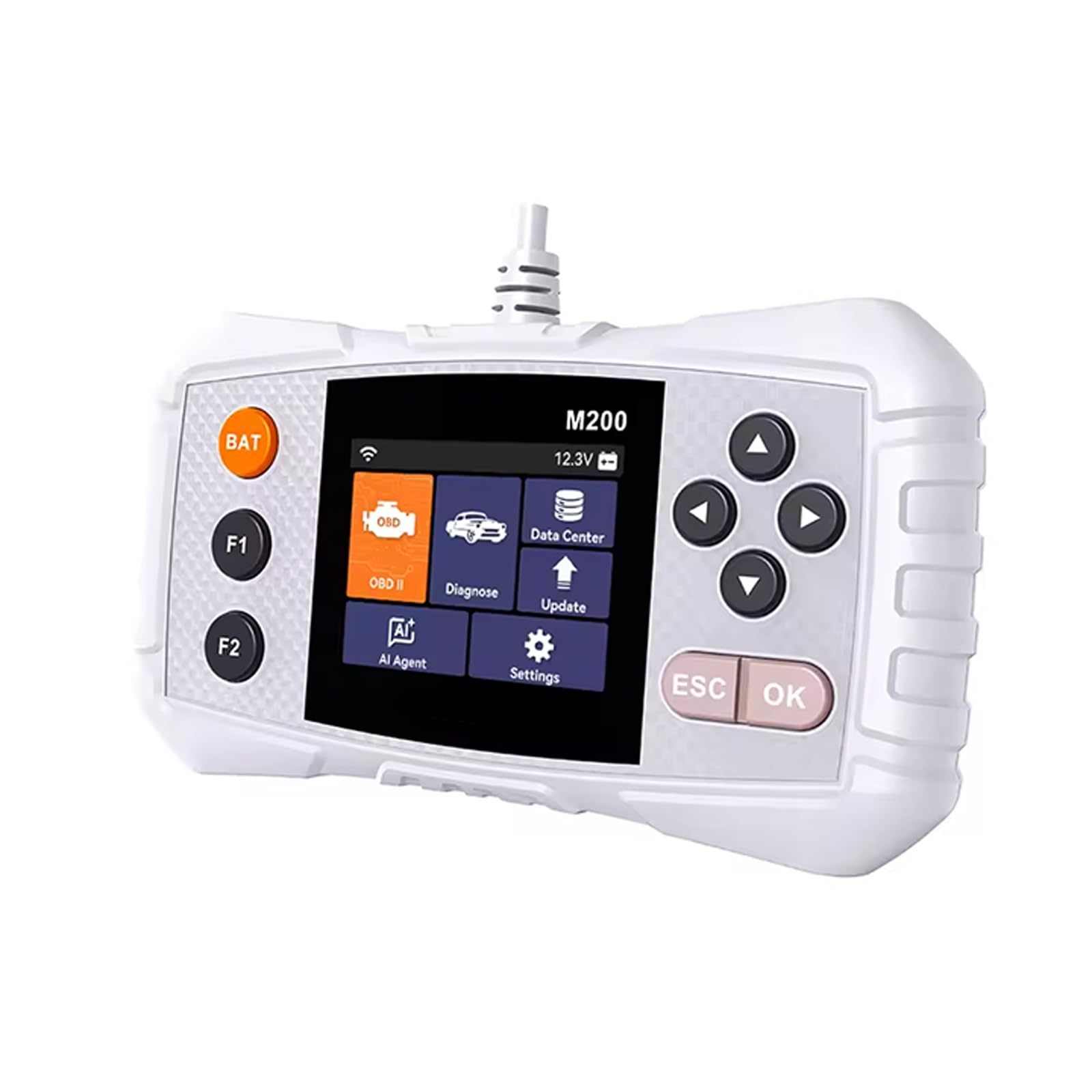 Scanner diagnostico per veicoli con schermo a colori, strumento di controllo collegato con cavo per leggere i guasti del motore, cancellazione dei codici, Plug and Play, scanner diagnostico per auto