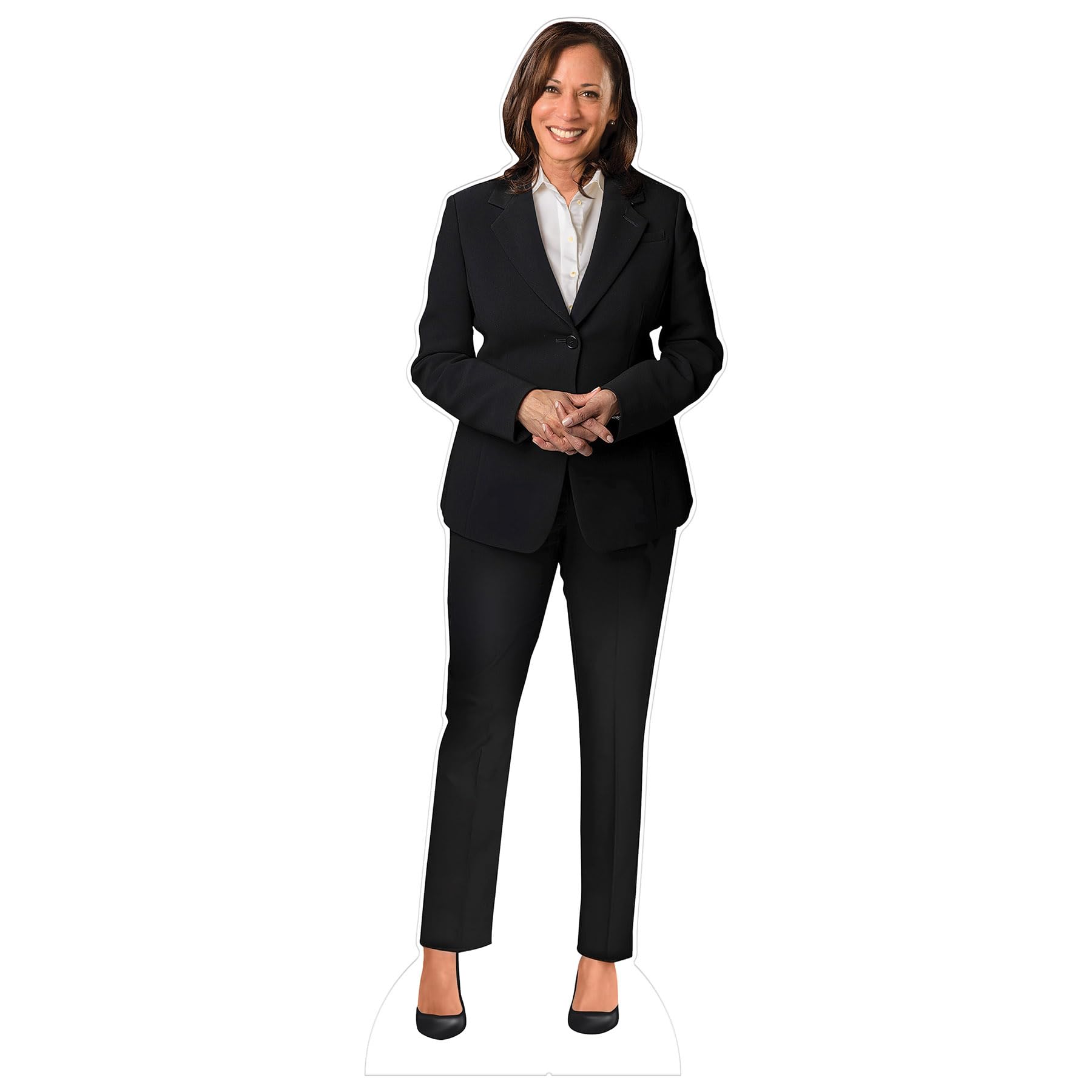 Découpe en carton de 1,9 m Kamala Harris pour décorer un meeting présidentiel