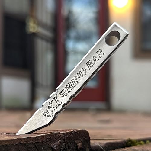 Miniatura 2 de Milspin Rhino Bar  Barra de palanca de engranajes EDC  Herramientas para hombres  Herramienta de palanca de acero inoxidable endurecido,