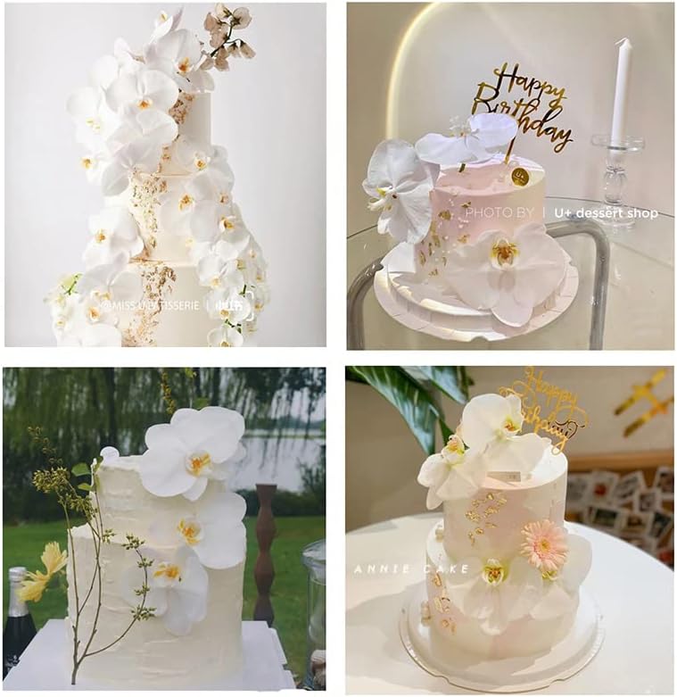 Miniatura 3 de Guratapa 4 moldes de silicona Frangipani Plumeria Floral Hibiscus Flower para bricolaje Fondant Candy Making Herramientas Molde de Chocolate Postres