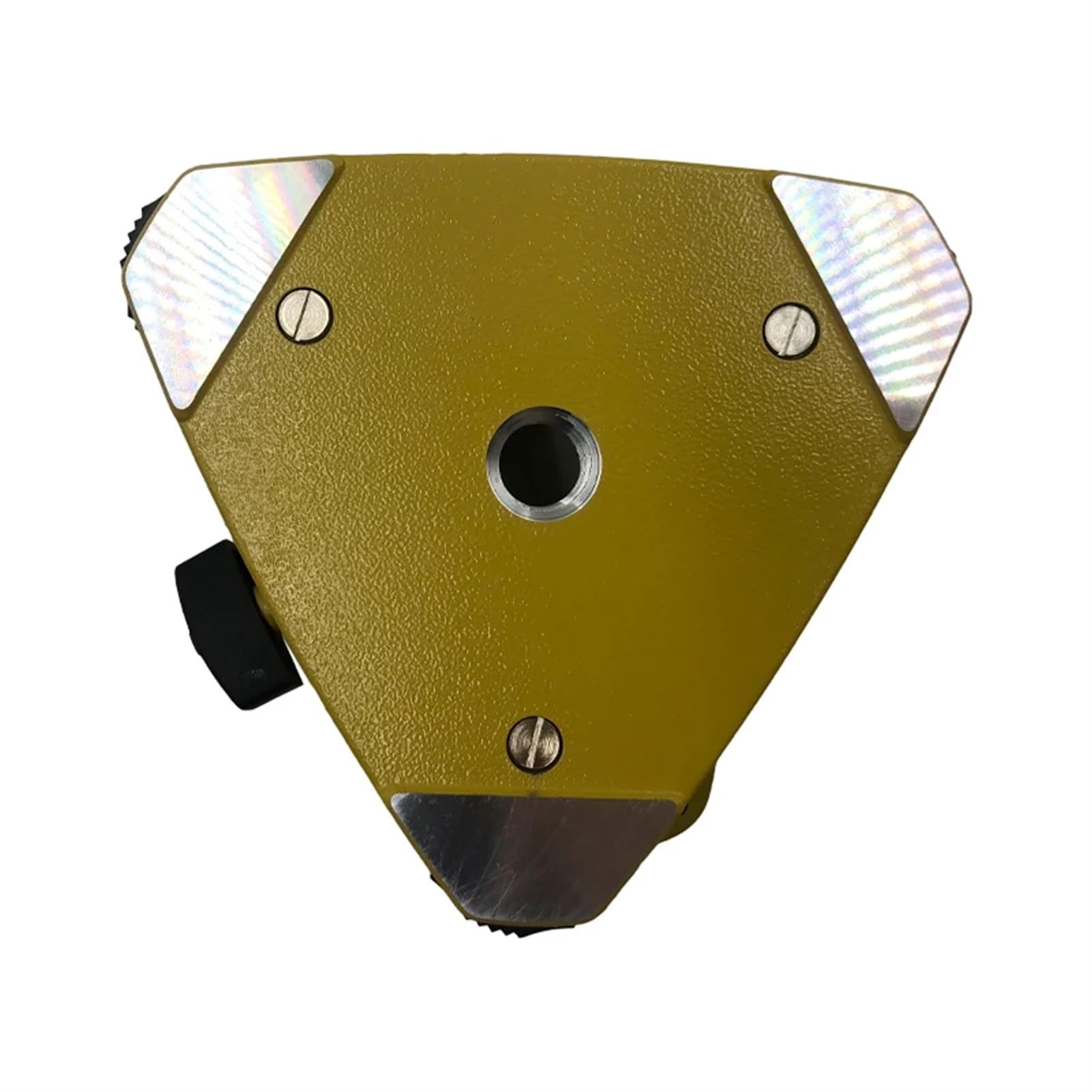 Yellow Three-jaw Tribrach Without Optical Plummet with Level Bubble for Total Station Surverying