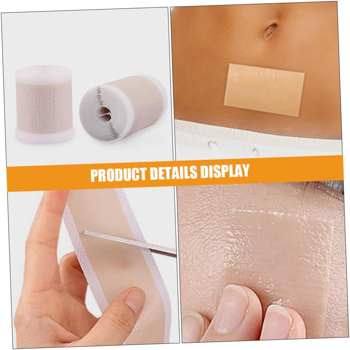 1 Roll Cuttable Silicone Gel Skin Patch with Invisible Coverage