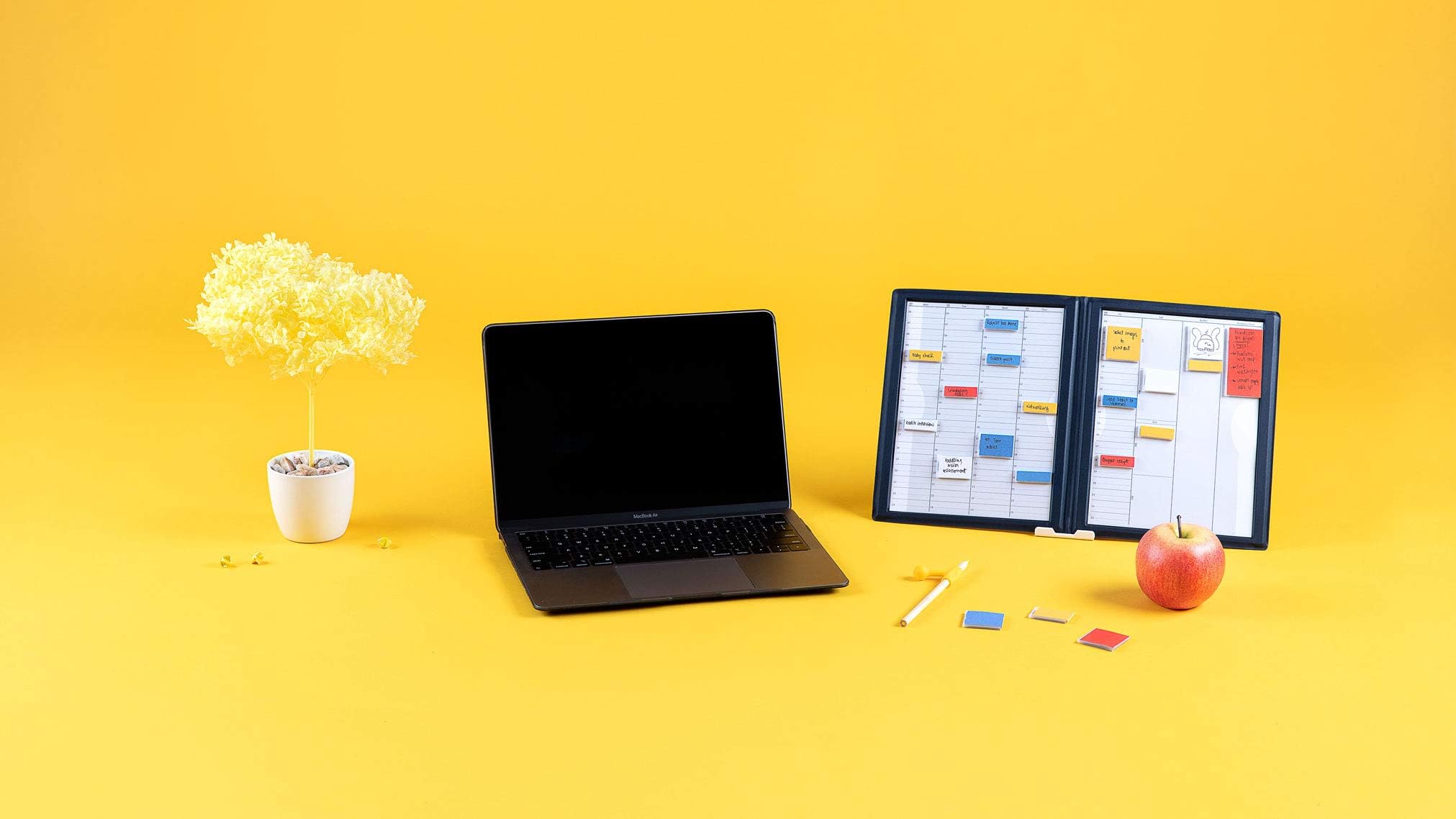 Bravestorming MoverBook Blue, Magnetic Memo Brick Organizer Art Supplies for School, Parenting and Office Projects and Presentations (Mover Erase Memo Brick not Included) (Orange)