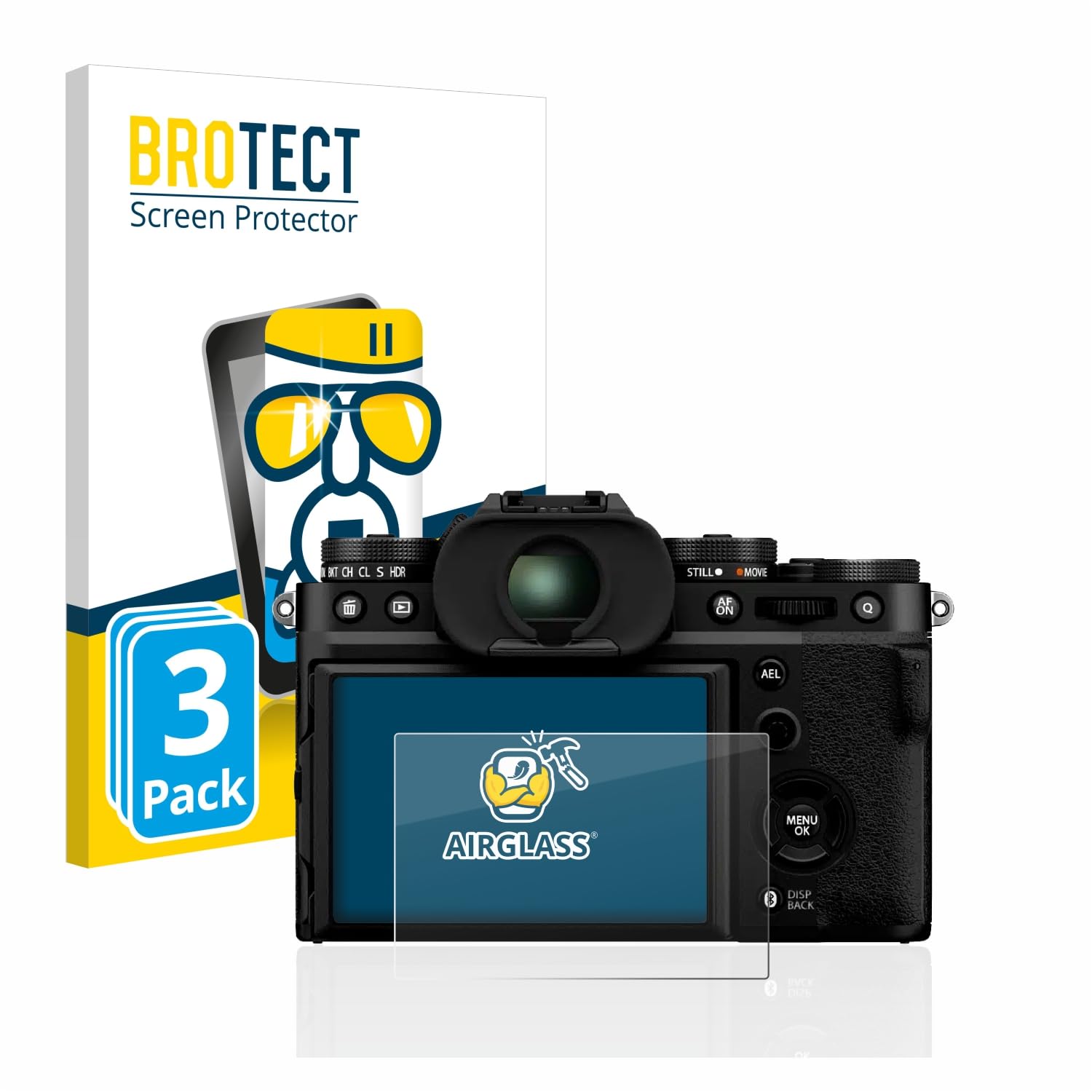 Protection écran Verre Trempé 9H Pour Fujifilm X-T5 - 3 Pièces, Anti-rayures, Anti-empreintes