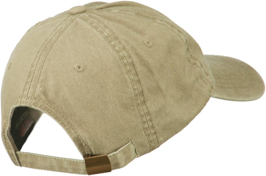e4Hats.com Captain Embroidered Low Profile Washed Cap