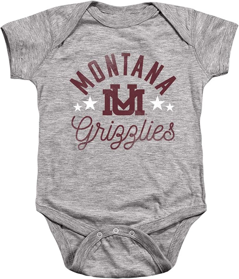 University of Montana Official Grizzlies Unisex Infant Snap Suit for Baby