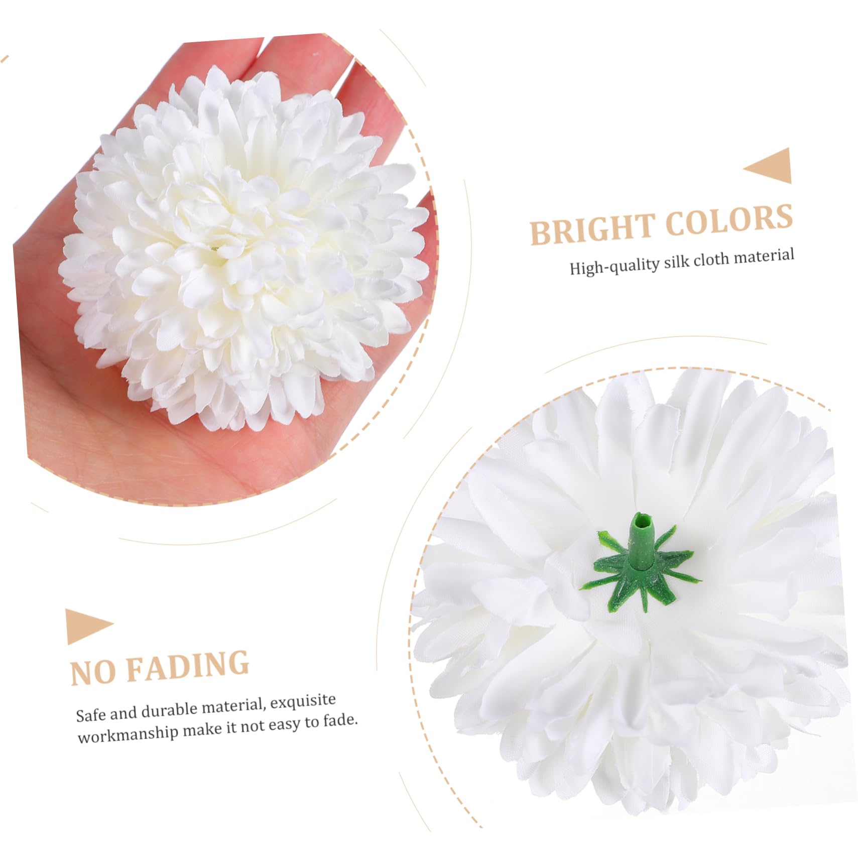 Cabilock 2 Sätze Simulation Melaleuca Heimdekoration Tischdekoration Für Die Hochzeit Nelkenblüte Aus Seide Künstlicher Chrysanthemen-nelkenstrauß Pfingstrosen Seidentuch 50 Stück * 2