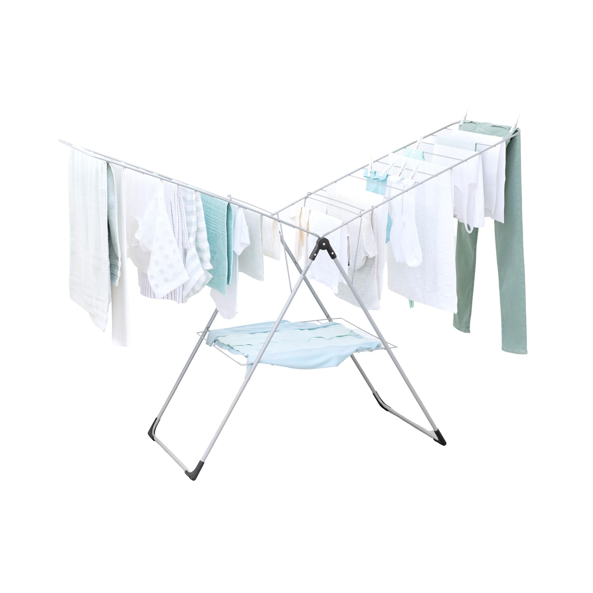 T-Model Foldable Indoor Clothes Airer, 20 m - Grey