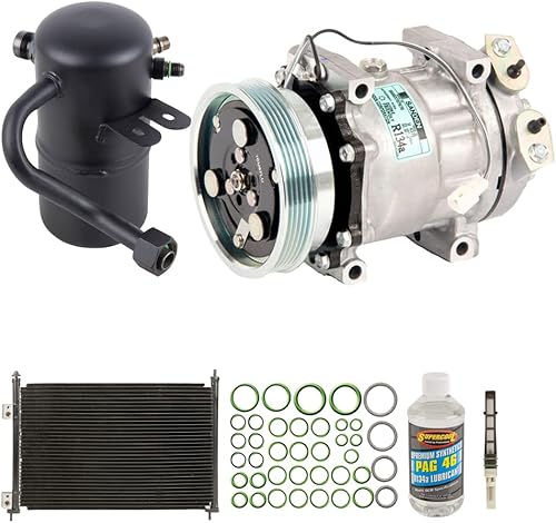 Para Mazda 626 1998 1999 2000 2001 2002 OEM AC Compresor con secador de condensador - BuyAutoParts 61-85683R7 Nuevo