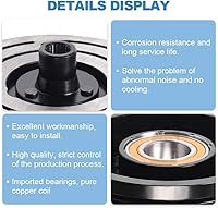 Vista 6 de ECCPP Embrague del compresor de CA apto para Ford para F-150 4.2L 4.6L 5.4L 1997-2006 embrague de CA