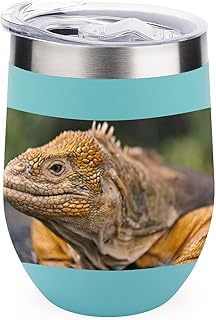 304 ml modna butelka próżniowa ze stali nierdzewnej 304 termos izolowany kubek oryginalny design zwierzę olbrzymi jaszczurka Ferocious dla dorosłych kobiet mężczyzn dzieci unisex prezent
