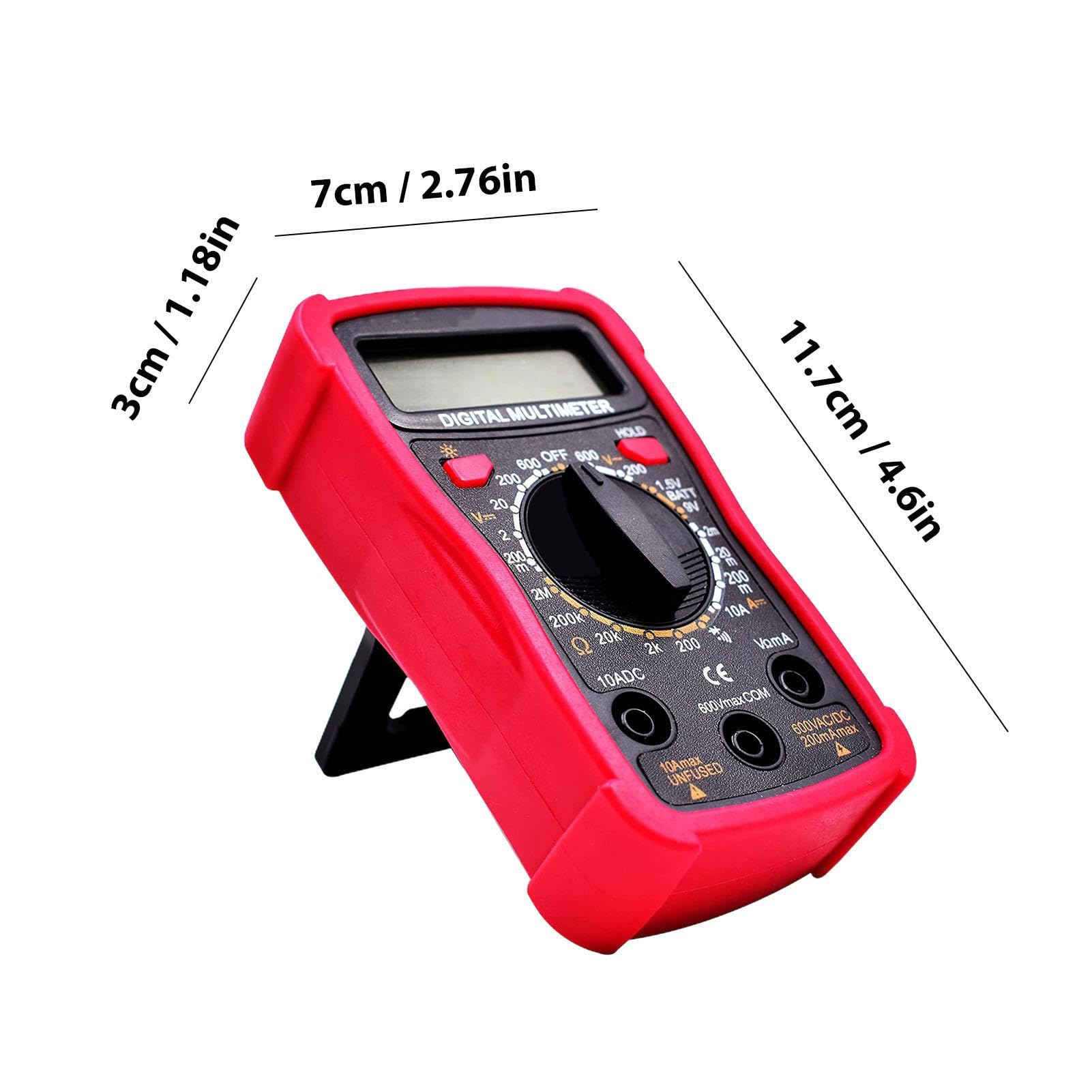 Multimetro Digitale Bluetooth - Tester Tensione AC/DC, Corrente, Resistenza, Con APP E Display LCD A Colori