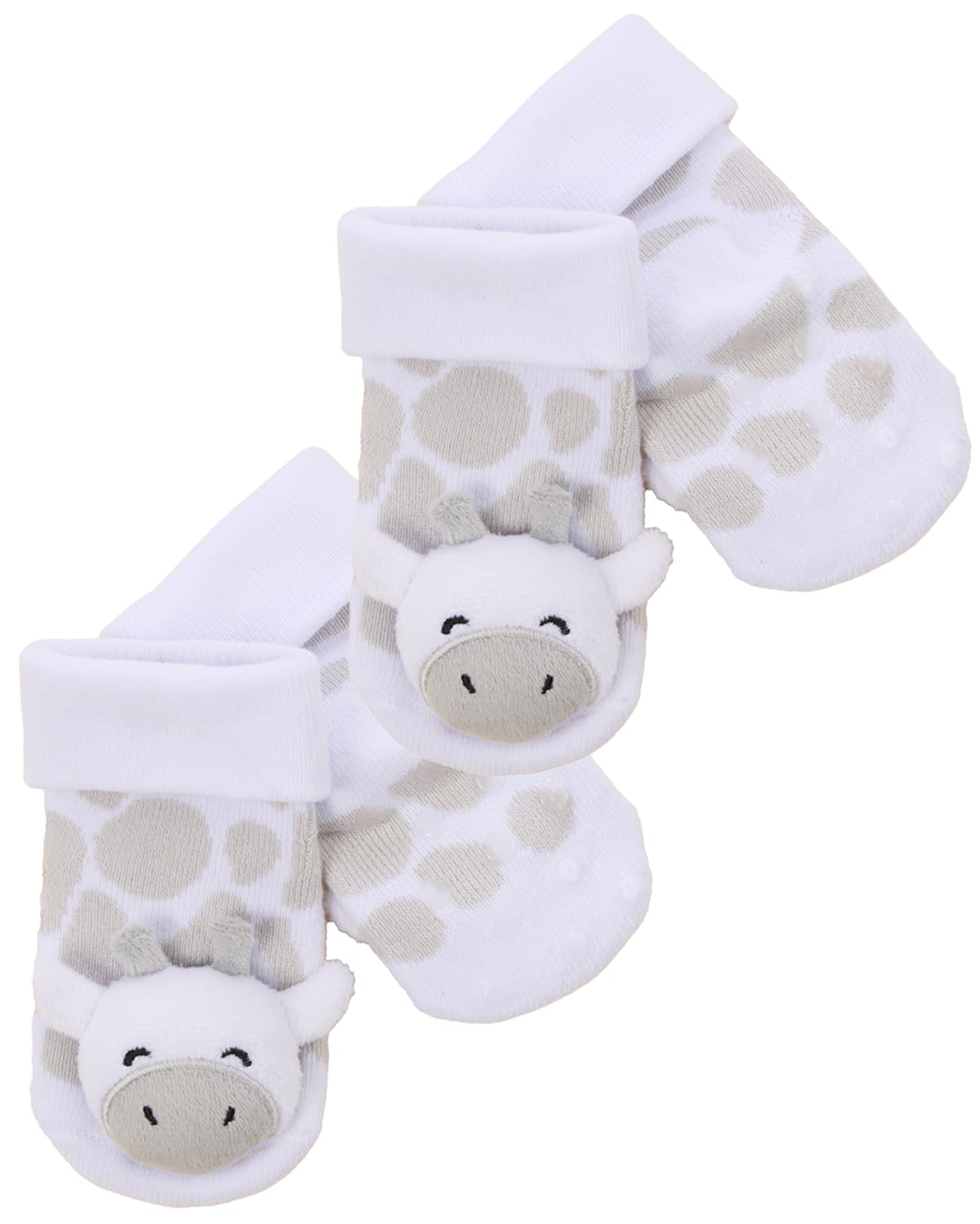 Slumber Hut Giraffe 2 Pairs Babies Novelty Terry Socks 6-12 Months