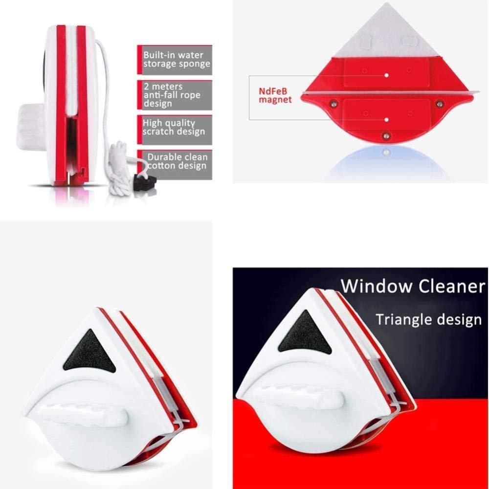 Limpiador de Ventanas Hogar magnético Doble Lateral Limpiador de Vidrio Pinceles de Doble Cara Cepillo de Limpieza