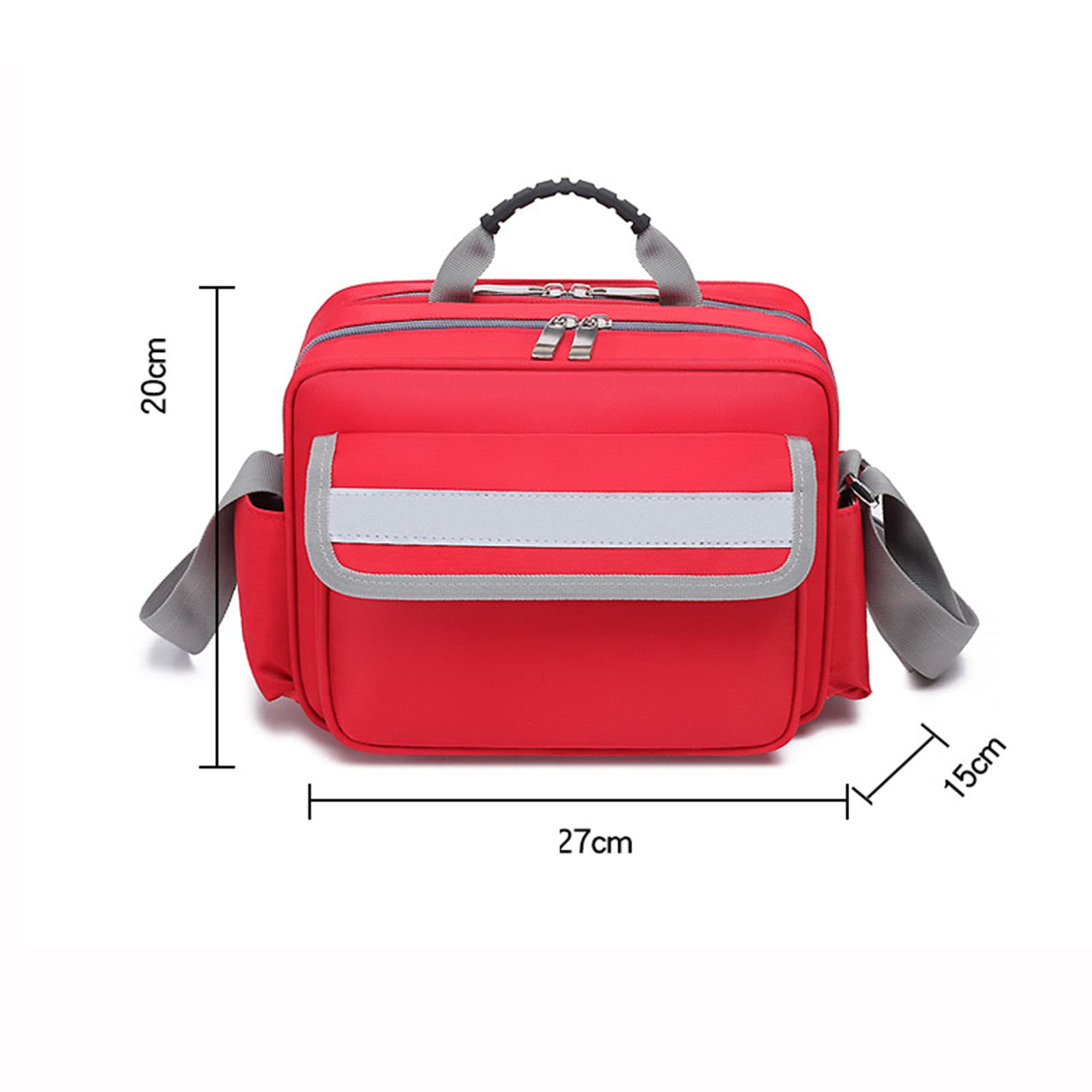 Tragbare Reise-Erste-Hilfe-Tasche, Leere, langlebige und wasserdichte Tasche, Erste-Hilfe-Tasche, unverzichtbare Überlebensausrüstung, für Zuhause, Büro und Outdoor-Abenteuer