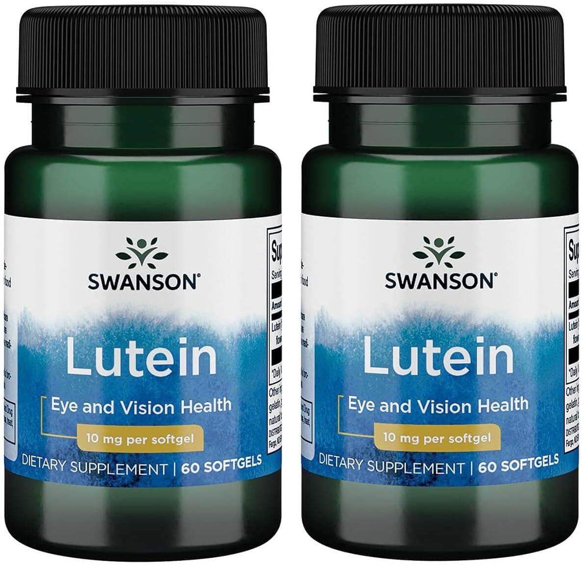 Swanson Lutein 10 Milligrams 60 Sgels (2 Pack) Health